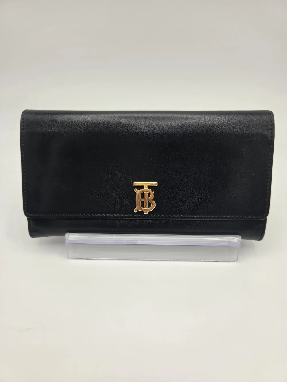 Authentic Burberry Halton TB Continental Long Wallet Excellent Condition